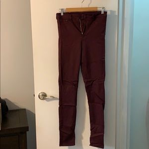 H&M super skinny high waist jeans